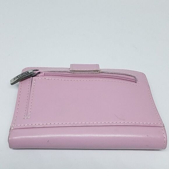 Fossil Pink Genuine Leather Wallet - Picture 3 of 6